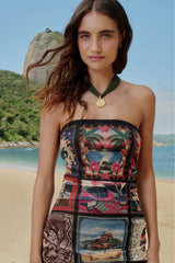 VESTIDO FEMININO TULE SELOS DO BRASIL FARM ORIGINAL 361759
