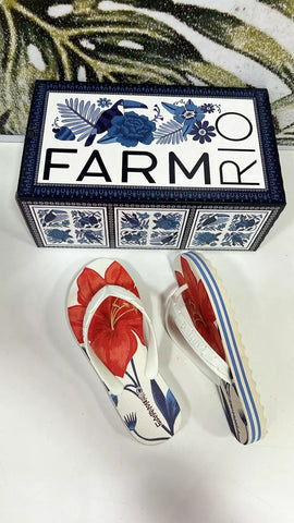 CHINELO FARM RAINBOW FLOR VERMELHA ORIGINAL J1006000220016