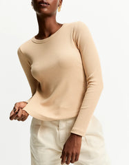 BLUSA FEMININA MALHA MANGA LONGA SHOULDER ORIGINAL 012513130021