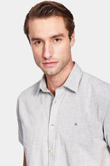 CAMISA MASCULINA REG ALGODAO TEXTURA MARINHO ARAMIS ORIGINAL MC.05.0229010