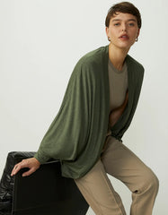CARDIGAN FEMININO MALHA AMPLO SHOULDER ORIGINAL 241422000