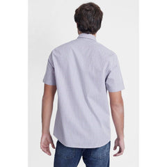 CAMISA MASCULINA REGULAR TRICOLINE XADREZ BRANCO C/ ROSA ARRAMIS ORIGINAL MC.06.0177001/006