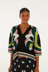 CAMISA TRICOT ARARA DE FLOR FARM ORIGINAL 367977