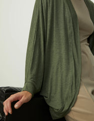 CARDIGAN FEMININO MALHA AMPLO SHOULDER ORIGINAL 241422000