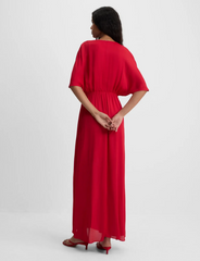 VESTIDO FEMININO MIDI COM PREGAS SHOULDER ORIGINAL 012521079016