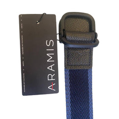 CINTO MASCULINO CADARCO LISTRA MARINHO C/PRETO ARAMIS ORIGINAL CI.03.0228010/007105