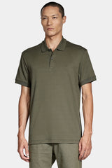 POLO MASCULINA INTERLOOK PIMA VERDE PANTANO ARAMIS ORIGINAL PO.10.0249653
