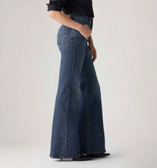 CALÇA FEMININA RIBCAGE BELL LEVI'S LAVAGEM MÉDIA ORIGINAL A75030019