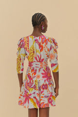 VESTIDO FEMININO CURTO FLORESTA DE SONHO FARM ORIGINAL 337548
