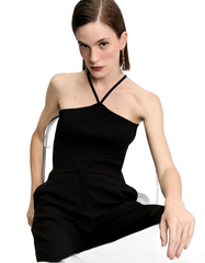 BLUSA FEMININA TRICOT ALCA FINA LUREX SHOULDER ORIGINAL 012514349036