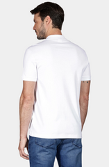 POLO MASCULINA INTERLOCK PIMA  BRANCA ARAMIS ORIGNAL PO.10.0250001