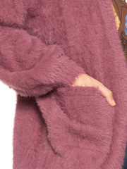 CARDIGAN TRICOT PELINHO COM BOLSO FARM 357275
