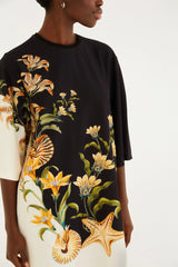 VESTIDO FEMININO TSHIRT BIG CONCHA SURREAL FARM ORIGINAL  357257