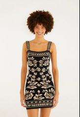 VESTIDO FEMININO TRICOT CURTO FARM ORIGINAL 361183