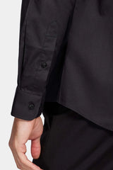 CAMISA MASCULINA REGULAR TRICOLINE LISO STRETCH PRETO  ARAMIS ORIGINAL ML.02.0677007