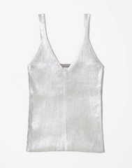BLUSA TRICOT FOIL PRATA SHOULDER ORIGINAL 012524379001