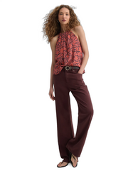 REGATA FEMININA FLORAL LARANJA SHOULDER ORIGINAL 012520151004