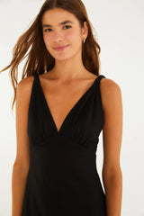 VESTIDO FARM MIDI DECOTE V 356247
