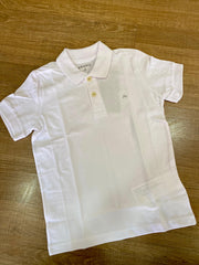 POLO MASCULINA INFANTIL MC BASICA BRANCO ARAMIS ORIGINAL PO.13.00010014
