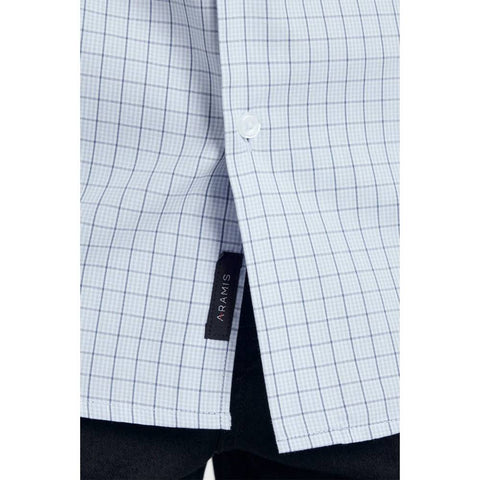 CAMISA MASCULINA REG TRIC MICRO XDZ AZUL CLARO ARAMIS ORIGINAL MC.06.0178003