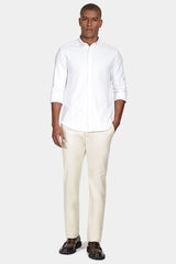 CAMISA MASCULINA SLIM OXFORD STRETCH BRANCO ARAMIS ORIGINAL ML.02.1030001
