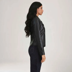 JAQUETA FEMININA CLEAN MOTO COURO SINTETICO LEVI'S ORIGINAL 595440729