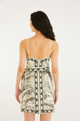 VESTIDO FEMININO CURTO TERESA LENCO FARM ORIGINAL 356719
