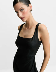 VESTIDO FEMININO MIDI PREGAS SHOULDER ORIGINAL 012511039002