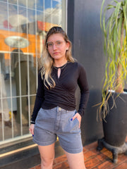 BLUSA FEMININA MANGA LONGA SUEDE GATABAKANA ORIGINAL 3893800001