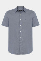CAMISA REGULAR MICRO XADREZ BOLSO AZUL C/ BRANCO ARAMIS ORIGINAL MC.06.0676148