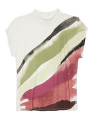 T-SHIRT FEMININO AQUARELA PINCELADA SHOULDER ORIGINAL 241403001