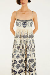 VESTIDO FEMININO MIDI SONHO DE CONCHA FARM ORIGINAL 361711