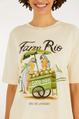 TSHIRT FEMININA MEDIA CARRINHO DE COCO FARM ORIGINAL 358757