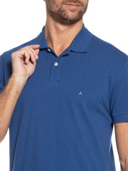 POLO MASCULINA BASICA PIQUET (PA) AZUL BIC 113 ARAMIS ORIGINAL PO.10.0029559