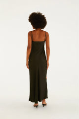 VESTIDO FEMININO LONGO ALCINHA MAXI ORQUIDEA FARM ORIGINAL 360729
