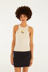 REGATA FEMININA BORDADA  BANANA FARM ORIGINAL 369223