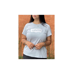 T-SHIRT FEMININA THE PERFECT TEE ARCTIC GELO LEVI'S® ORIGINAL  LB0013142