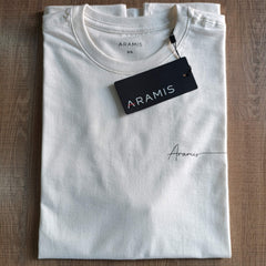 CAMISETA MASCULINA ESTAMPA ARAMIS OFF WHITE ORIGINAL CS.12.0618129