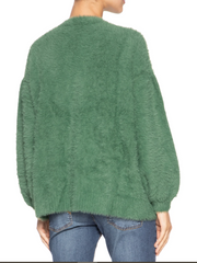 CARDIGAN TRICOT PELINHO COM BOLSO FARM 357275