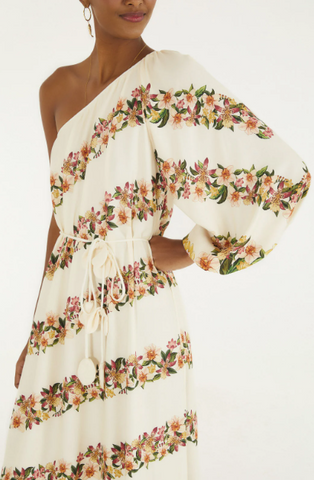 VESTIDO FEMININO OMBRO SÓ FLORAL MALI  FARM ORIGINAL 351541