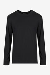 CAMISETA MASCULINA MANGA LONGA BASICA PRETA ARAMIS ORIGINAL CS.02.0161