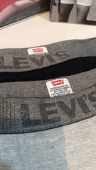 PACK COM 2 CUECAS BOXER LEVI'S CINZA E PRETA ORIGINAL LBA011008